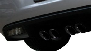 Chevrolet Corvette C6 Performance Exhaust - Rear - CORSA Performance - Cat-Back Dual Rear Exit with Twin 3.5in Black PVD Pro-Series Tips - Black - `06-`08 Chevrolet Corvette C6 Performance Exhaust - Rear - CORSA Performance - Cat-Back Dual Rear Exit with Twin 3.5in Black PVD Pro-Series Tips - Black - `06-`08